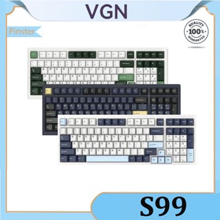 Vgn S99 คีย์บอร์ดเมคคานิคอล ไฟแบ็คไลท์ RGB สามโหมด เปลี่ยนได้