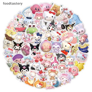 Fty สติกเกอร์ ลายการ์ตูนอนิเมะ Kuromi My Melody 3D กันน้ํา สําหรับตกแต่ง 60 120 ชิ้น