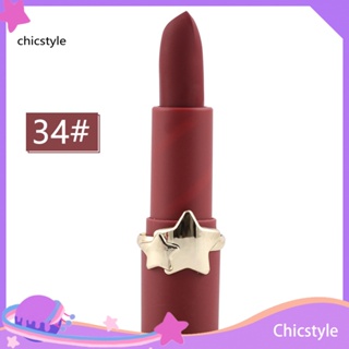 Chicstyle ลิปสติก ลิปครีม เนื้อแมตต์ กันน้ํา ติดทนนาน 34 กรัม