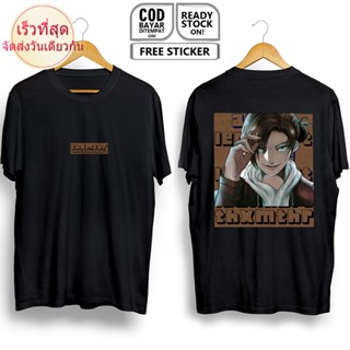 [S-5XL]เสื้อยืด พิมพ์ลายอนิเมะ Annie LEONHART ATTACK ON TITAN LEGION SHINGEKI Japanesi NO KYOJIN SNK FEMALE MANGA Japane