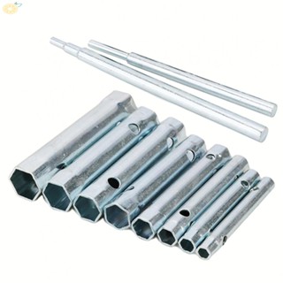 【VARSTR】Tubular Box Wrench DIY Polished Finish Professional Professional Tool Set Silver