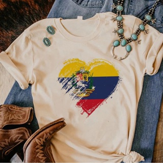 Venezuela เสื้อยืด พิมพ์ลายอนิเมะ สไตล์สตรีท สําหรับผู้หญิง y2k