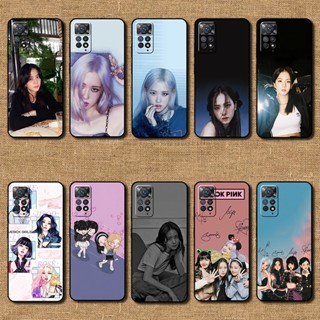 เคสซิลิโคนนิ่ม ลาย blackpink สําหรับ Xiaomi Redmi Note 11E 11 Pro Plus Jisoo