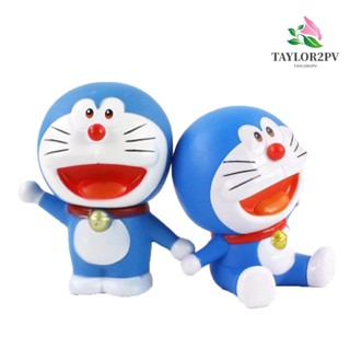 Taylor2pv โมเดลฟิกเกอร์ Doraemon ขนาด 10 ซม. สําหรับตกแต่งเค้ก