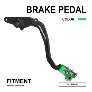JFG RACING Brake Pedal Lever For KLR650 2012-2018 Aluminum MOTOCROSS MOTORCYCLE