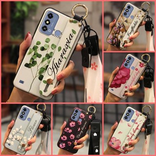 Original Dirt-resistant Phone Case For ZTE Blade A53 Soft Wristband armor case Shockproof cartoon Phone Holder Durable