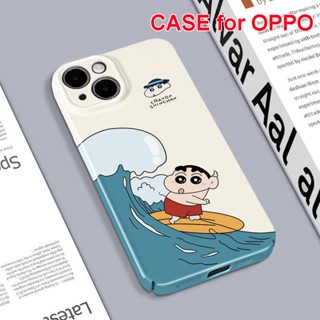 เคสโทรศัพท์มือถือแบบแข็ง ลายการ์ตูนชินจัง สําหรับ OPPO Reno8T 5G Reno8 Pro Reno8 Reno7 Z Reno7 Pro Reno6 Pro Reno5 Reno4 Z Reno3