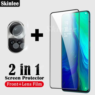 OPPO Reno10 เวอร์ชั่นภาษาไทย 2 In 1 สําหรับ OPPO Reno 10 Pro Plus ฟิล์มกระจกนิรภัยกันรอยหน้าจอ + สําหรับ OPPO Reno 10 Pro ฟิล์มกระจกกันรอยเลนส์