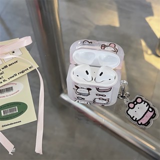 เคสหูฟังซิลิโคน แบบนิ่ม ลายการ์ตูนแมว และสุนัขน่ารัก กันกระแทก สําหรับ Airpods Pro 1 2 3 Pro Generation Pro