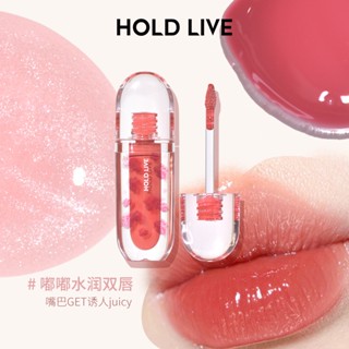 Hold LIVE ลิปสติก เคลือบริมฝีปาก ชุ่มชื้น ยาวนาน ธรรมชาติ ไวท์เทนนิ่ง กันน้ํา กันเหงื่อ ไม่หลุดออก แต่งหน้า ใส เคลือบริมฝีปาก แต่งหน้า