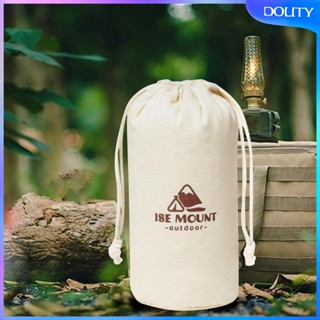 [dolity] กระเป๋าผ้าใบ แบบหูรูด วางซ้อนกันได้ ขนาด 9 ซม. X21 ซม. สําหรับตั้งแคมป์