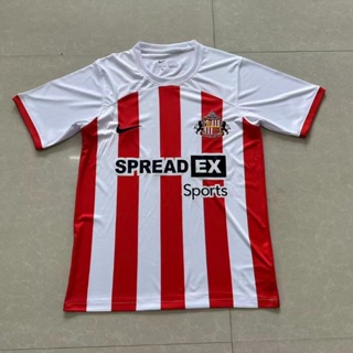 เสื้อกีฬาแขนสั้น ลายทีมชาติฟุตบอล Sunderland 23-24 ทีมเหย้า ไซซ์ S-XXL แห้งเร็ว สําหรับผู้ชาย AAA