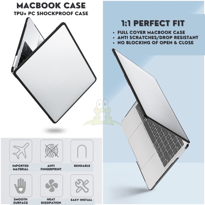 MATTE เคส PC สําหรับ MacBook Pro14 Pro Air 13  M1 A2159 A2251 A2179 A2289 A2338 A2337 A1706 A1932 13.6 M2 15.3 Cover