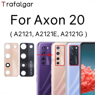 เลนส์กระจกกล้องด้านหลัง แบบเปลี่ยน พร้อมสติกเกอร์กาว สําหรับ ZTE Axon 20 5G A2121 A2121E A2121G