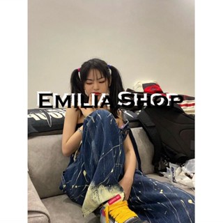 EMILIA SHOP  กางเกงขายาว กางเกง คาร์โก้ กางเกง  ทันสมัย คุณภาพสูง สบาย Korean Style A20M09T 36Z230909