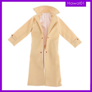 [Hawal] เสื้อโค้ท Trench Coat สเกล 1/6 สําหรับตุ๊กตา Hot Stuff TTL CY Girl