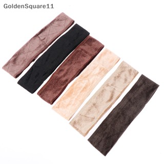 Goldensquare ที่คาดผม ผ้ากํามะหยี่ กันลื่น ปรับได้ 1 ชิ้น