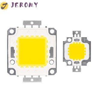 Jeromy ชิปหลอดไฟสปอตไลท์ LED 10W 50W 22-24V สีขาวอบอุ่น DIY สําหรับฟลัดไลท์