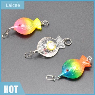[Laicee.th] โคมไฟล่อปลา LED PVC หมุนได้ 360 องศา หลากสีสัน สําหรับดึงดูดปลา