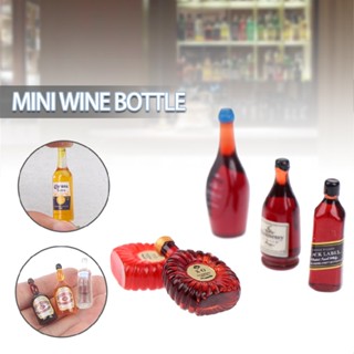 30pcs 1/12 Scale Dollhouse Miniature Accessories Drinks Whiskey Wine Bottles