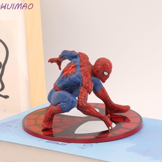 Huimao โมเดลตุ๊กตาฟิกเกอร์ Spiderman Avengers ของขวัญ ของเล่นสะสม สําหรับเด็ก