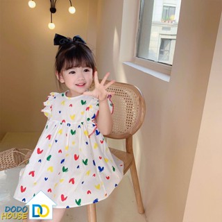 เสื้อกระโปรง3-6ปี เดรสเเฟชั่นเด็กผู้หญิง เดรสสั้นลำลอง ใส่สบ…