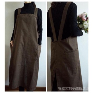 Painting apron for art students female overalls adult student fashion painting room work clothes anti-dirt nail apron OT3E