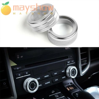 Mayshow ใหม่ แหวนข้อต่อท่อไอเสียรถยนต์ AC ติดตั้งง่าย 2 ชิ้น สําหรับ Audi A6L A7 RS 7 2012-2018