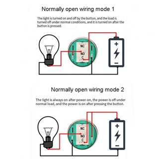 ปุ่มกดสวิตช์เปิดปิด สเตนเลส 3-6V LED IP66 กันน้ํา 22 มม.
