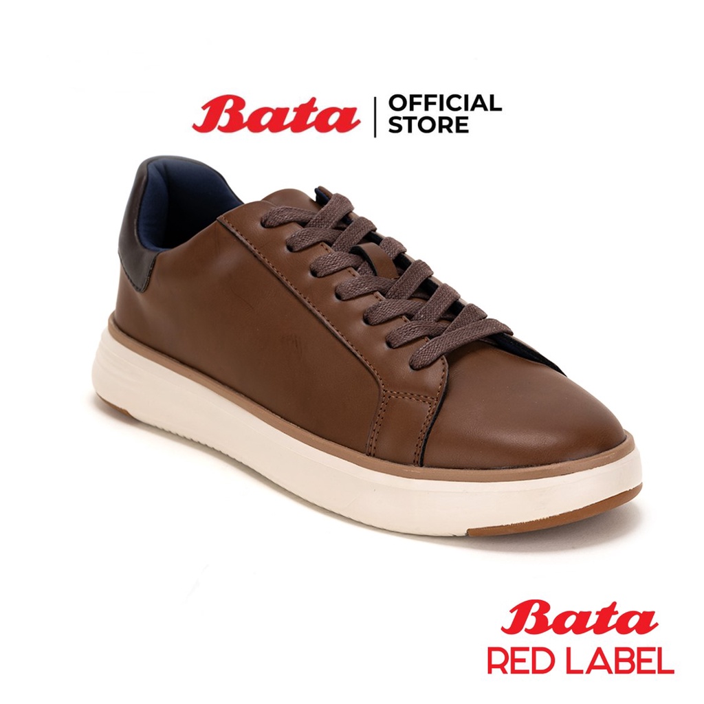 Bata บาจา Red Label รองเท้าผ้าใบลำลองแบบสวม พร้อมเทคโนโลยี LifeSole by Oretholite น้ำหนักเบา ระบายอากาศได้ดี รุ่น RL-REGIS สีขาว 8061002 สีน้ำตาล 8063002