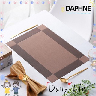 Daphne ผ้าปูโต๊ะ PVC กันน้ํา สไตล์ตะวันตก สําหรับตกแต่งโต๊ะอาหาร