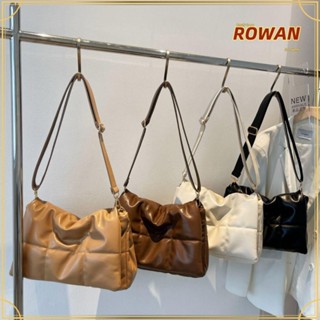 Rowans กระเป๋าสะพายข้าง กระเป๋าถือ หนัง Pu หรูหรา