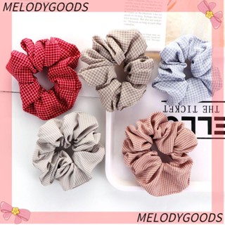 ยางรัดผมแบบยืดหยุ่น melodg scrunchie อุปกรณ์สําหรับจัดแต่งทรงผม