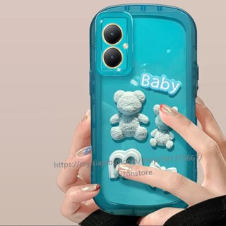 เคสโทรศัพท์มือถือ ป้องกันกระแทก ลายการ์ตูนตุ๊กตา แบบเต็มจอ สําหรับ VIVO Y27 4G 5G 2023 เคส Phone Case