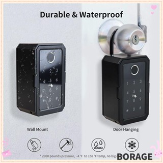Borag กล่องเก็บกุญแจ แบบใส่รหัสผ่าน ติดผนัง เพื่อความปลอดภัย