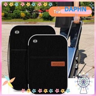 DAPHS Rfid กระเป๋าหนังสือเดินทาง หนัง PU อเนกประสงค์