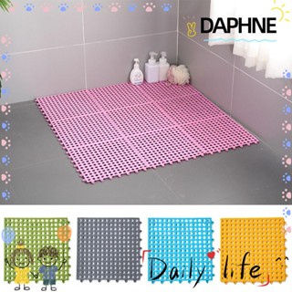 Daphne แผ่นปูพื้นพลาสติก PVC แบบนิ่ม กันลื่น พร้อมถ้วยดูด