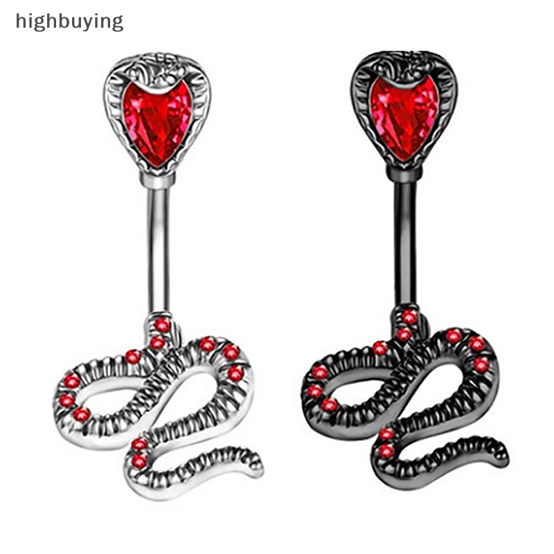 [highbuying] เครื่องประดับ แหวนคริสตัล รูปงู แมงมุม ประดับเพทาย สีแดง เหมาะกับของขวัญ สไตล์โกธิค สําหรับผู้หญิง