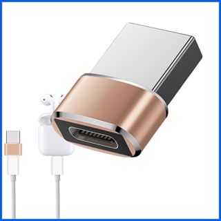 อะแดปเตอร์แปลงสายชาร์จ USB เป็น Type C ตัวผู้ เป็น Type C ตัวเมีย พร้อมข้อมูล rdath