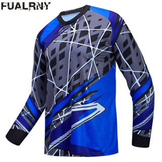 ใหม่ เสื้อกีฬาแขนยาว ลาย Downhill Jersey Motocross สําหรับขี่จักรยาน Mtb