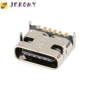 Jeromy ซ็อกเก็ตเชื่อมต่อ Type C พอร์ตชาร์จ SMT SMD DIP USB 3.1 ตัวเมีย สําหรับโทรศัพท์มือถือ