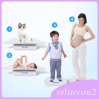 [szlinyou2] เครื่องชั่งน้ําหนักดิจิทัลอิเล็กทรอนิกส์ หน้าจอ LCD แบบพกพา สําหรับสัตว์เลี้ยง สุนัข