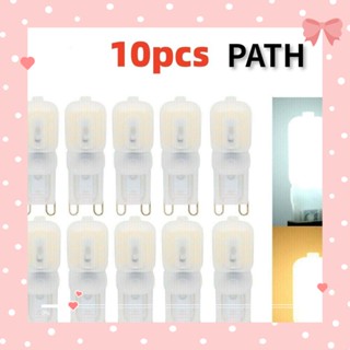 PATH 10X Light Bulb Mini Spotlight Warm Cold White Halogen Lamp for G9 LED 3W 5W