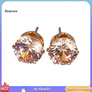 Dpa Cubic Zirconia ต่างหูสตั๊ด หรูหรา สําหรับห้องนั่งเล่น