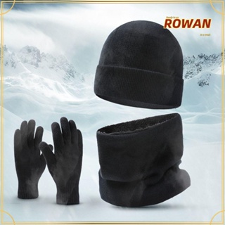 Rowans หมวก ผ้าพันคอ ถุงมือ ชุดแฟชั่นถัก คออุ่น หมวกบีนนี่