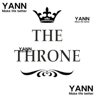 Yann&gt;&gt; สติกเกอร์โปสเตอร์ ลาย THE THRONE กันน้ํา สําหรับติดตกแต่งผนังห้องน้ํา