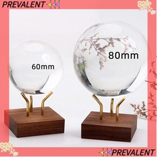 PREVALENT Brass Arm Crystal Ball Display Stand Quartz Square Crystal Ball Base Crystal Ball Rack Pedestal Gemstones Wooden Home Decoration Collectibles Minerals Relics Rocks Holder