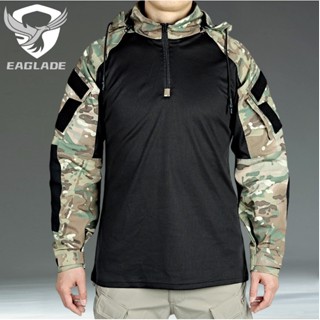  Eaglade เสื้อยืดยุทธวิธี สําหรับผู้ชาย JT-SP2 In CP Camo กันน้ํา แห้งเร็ว