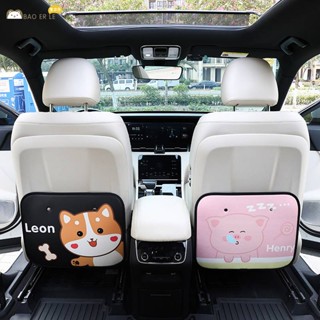 Electric Car Seat Square Anti-Kick Pad Rear Seat Childrens Protection Pad Car Cute Cartoon Car Interior Supplies xt2q