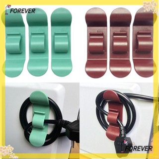 FOREVER ใหม่ คลิปหนีบจัดระเบียบสายเคเบิล แข็งแรง ใช้งานง่าย 4 สี สําหรับเครื่องชงกาแฟ 12 ชิ้น